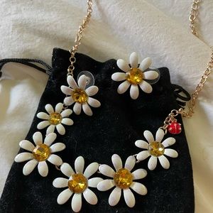 Betsy Johnson Earring and Necklace set